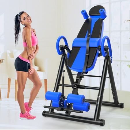 Foldable 2019 Premium Gravity Inversion Table Back Therapy Fitness Reflexology, 330 lbs (Best Inversion Table 2019)