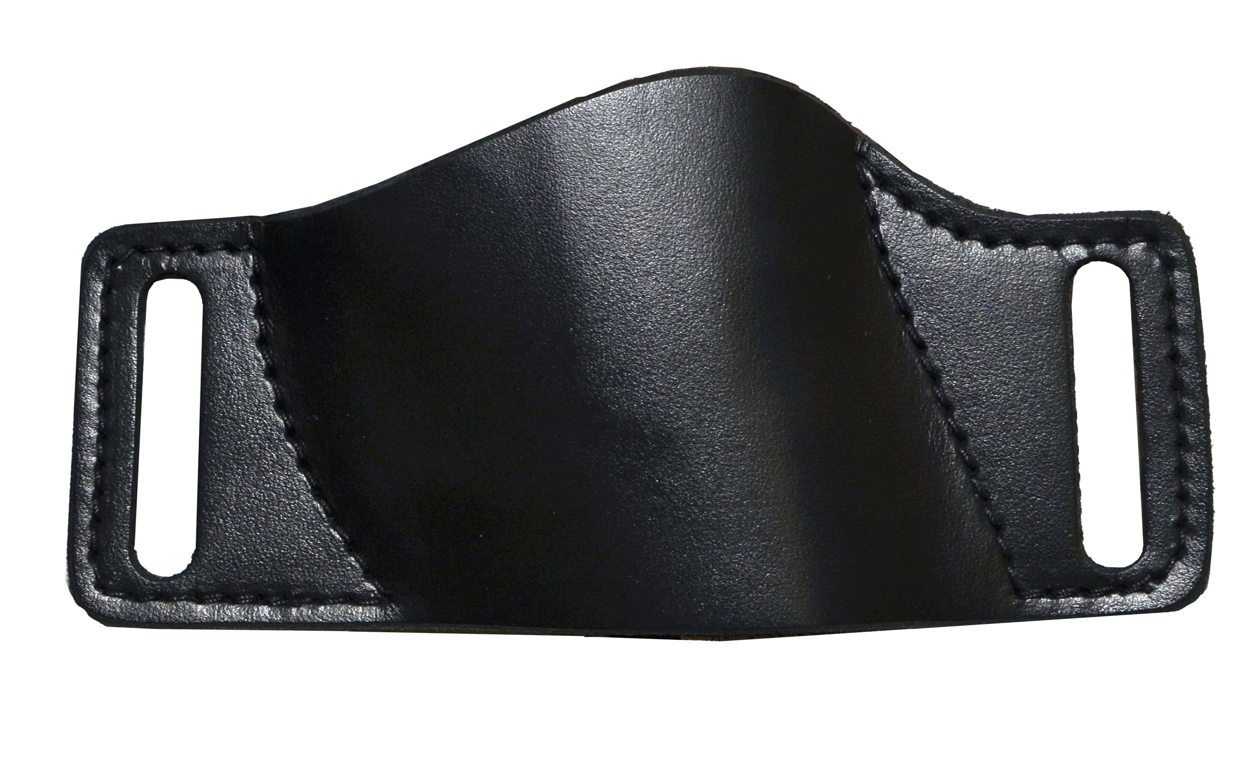 HOLSTER LEATHER BELT SLIDE LARGE BLK