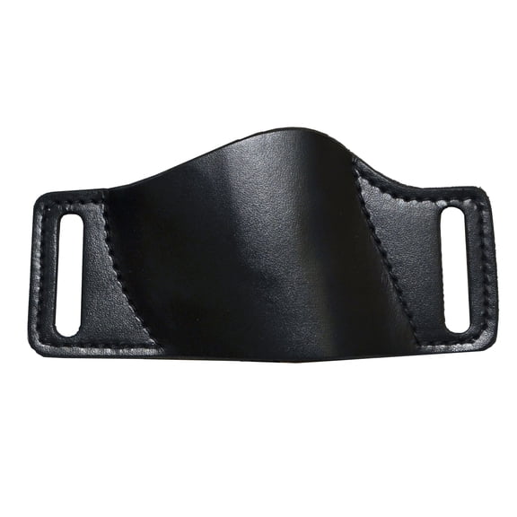 HOLSTER LEATHER BELT SLIDE LARGE BLK