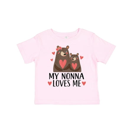 

Inktastic My Nonna Loves Me Bear Gift Toddler Boy or Toddler Girl T-Shirt