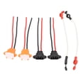 thumbnail image 1 of Electric Bike Charging Port, Electric Bike Battery Charging Plug Sturdy Plastic 4pcs Easy To Install  for Repairing, 1 of 7