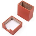 thumbnail image 4 of Leather Desk Set, 10 Pieces, Double Document Tray, Desk Organizer (Orange), 4 of 10