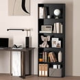 thumbnail image 4 of Costway 5-Tier Bookcase with 2 Anti-tipping Devices.Freestanding Bookshelf for Bedroom Black, 4 of 10