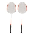thumbnail image 2 of Dos juegos de raquetas de bádminton integradas de acero al carbono aleado para entusiastas de los deportes al aire libre, 2 of 10