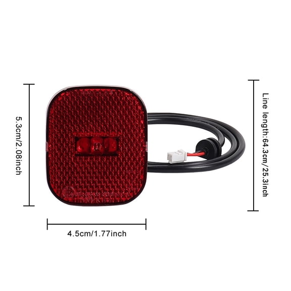Rear Taillight Lamp LED Brake light Scooters For Ninebot G2 Max Electric Scooter