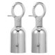 thumbnail image 1 of 2pcs Rope End Stoppers Snap Hook Decking Rope Fittings Stainless Steel Rope End Stoppers, 1 of 4