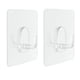 thumbnail image 4 of Adhesivo sin para Reutilizable Lavable Transparente Sunnimix 2 Claro 2pcs Gancho adhesivo, 4 of 8