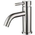 thumbnail image 1 of Grifo mezclador para lavabo de acero inoxidable cepillado mate, 1 of 4
