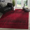 thumbnail image 4 of SAFAVIEH Adirondack Kiersten Abstract Faded Area Rug, Red/Black, 9' x 12', 4 of 13