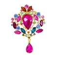 thumbnail image 1 of Broches de diamantes de imitación, broche de cristal, accesorios de ropa, broche decorativo para mujer Vistoso, 1 of 8