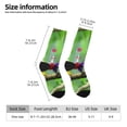 thumbnail image 4 of Lsque Pikmin Printed Men's Crew Socks, Soft Durable Breathable Moisture-Wicking with Odor Control Cotton socks, 4 of 7