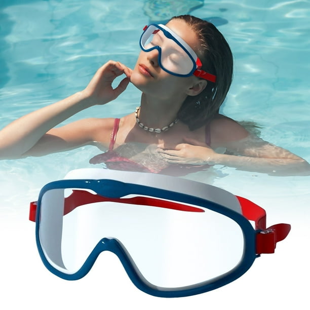 Gafas de natación antiniebla para adultos y niños Gafas de natación cómodas y a prueba de fugas para hombres, mujeres y jóvenes Transparentes y
