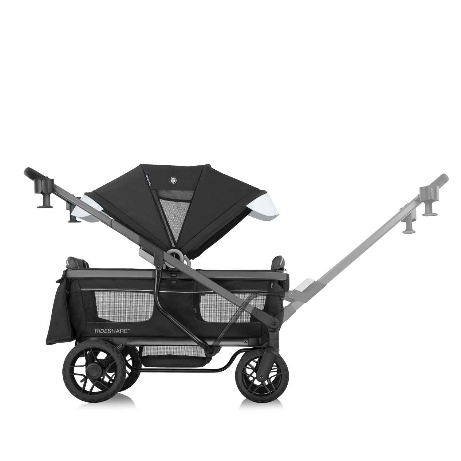 Shyft Rideshare All-Terrain Performance Stroller Wagon (Sterling Black)