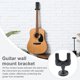 thumbnail image 2 of Colgador de pared para guitarra con tornillos, resistente, para bajo, ukelele, guitarra acústica, clásica y eléctrica, accesorios para guitarra., 2 of 8