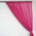 thumbnail image 4 of AK TRADING CO. 120" Wide (10Ft Wide) Sheer Voile Drape Panels for Backdrop, Wedding Events, Ceiling Drapes, Event Masking, Decor - Select from 6ft to 50ft Length. (10 feet x 30 feet, Fuchsia), 4 of 6