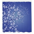 thumbnail image 3 of Ambesonne Japanese Shower Curtain, Sakura Bloom Spring Season, 69"Wx70"L, Blue Violet, 3 of 3