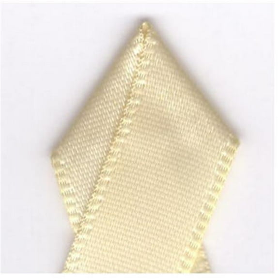Papilion R074300160824100Y .63 in. Single-Face Satin Ribbon 100 Yards - Buttermilk