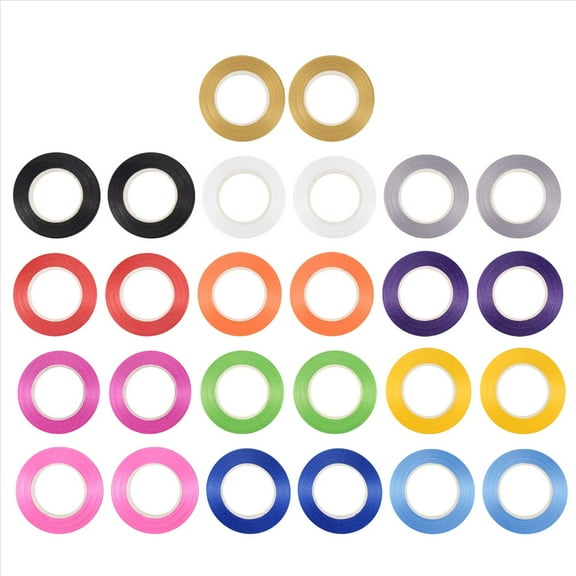 26 Rolls Curling Ribbon Set Crimped Balloon String Gift Wrapping Ribbon Bow Ribbon for Party Wedding Festival Crafts