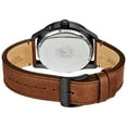 thumbnail image 2 of Citizen CTO Eco-Drive Black Dial Brown Leather Men's Watch BU4025-08E, 2 of 3