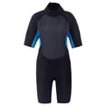 thumbnail image 3 of S SERENABLE Combinaison Shorty pour Enfants Garde au Chaud dans l'Eau Froide Manches Courtes Plongée m, 3 of 9