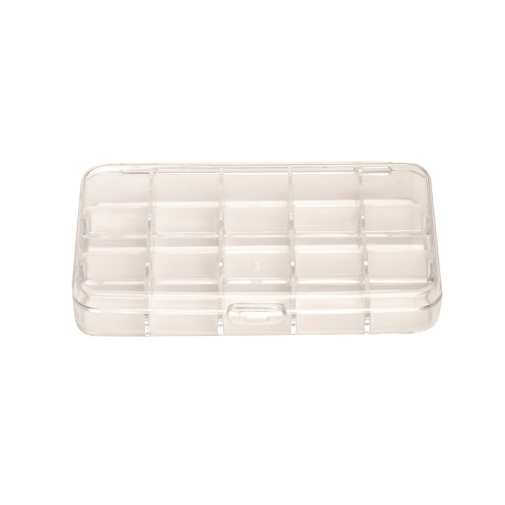 clear plastic organizer box