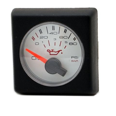 Faria Boat Oil Pressure Gauge CS0263 | 2 Inch / Square Bezel (Single)