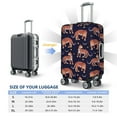 thumbnail image 4 of Yiaed Leopard Print Print Travel Luggage Cover Suitcase Protector Fits 18-32 Inch Luggage Wheel Covers Patterned Elastic Luggage Anti-scratch（No luggage）-X-Large, 4 of 5