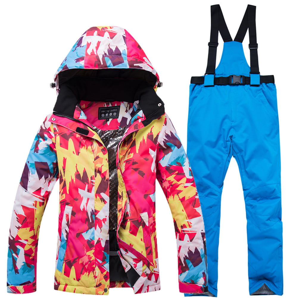 Details about   Ski Suit Jumpsuit Snowboard Jacket  Men Women Outdoor Hiking Skiing Set Winter