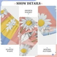 thumbnail image 6 of FORMRS Boys Pajama Pants with Pockets Size 9-10Y Kids Lounge Sleep Bottoms, Light Blue Daisy, 6 of 8