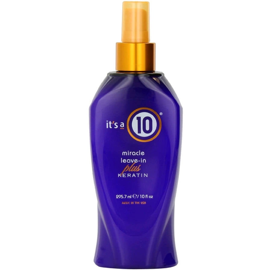 It's a 10 Miracle Leave-In Plus Keratin, 10 Fl Oz