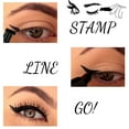 thumbnail image 3 of Docolor Liquid Eyeliner Stamp Double-sided Liquid Winged Eye Liner Pen Waterproof Smudgeproof Long Lasting Wing - Black, 3 of 9