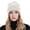 za-Beige, variant on Women Winter Headband Wide Knit Ear Warmer Head Wrap for Sports Outdoor Activities Cold Weather Soft Lined Purple
