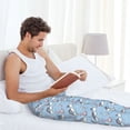 thumbnail image 5 of Naloa Rainbow Dinosaur Pajama Pants Men, PJ Bottoms, Sleep & Lounge Pants-Large, 5 of 6