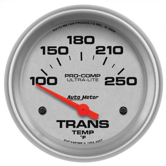 AUTO METER 4457 2-5/8IN TRANS TEMP, 100- 250F, SSE, ULTRA-LITE