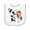 White and Light Blue, variant on Inktastic I'm One-cowgirl Riding Horse Birthday Baby Terry Cloth Bib