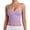 Light Purple, variant on Women's Basic Spaghetti Strap Scoop Neck Tank Tops Summer Sleeveless Backless Adjustable Cami Soft Comfortable Stretch Slim Fitted Casual Crop Camisole Orange XS