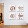 thumbnail image 3 of Modern Snowflakes Quadriptych, 3 of 4