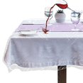 thumbnail image 2 of Heavy-Duty Deluxe Crystal Clear Vinyl Tablecloth Protector 60" x 120" - Oblong, 2 of 10