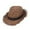 Brown, variant on Mens Herringbone Newsboy Cap Flat Top Style Hat for Casual Outdoor Wear,Sizes One Size
