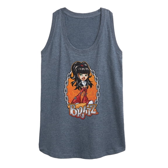 Bratz - Chains and Flames with Jade - Women's Racerback Tank Top