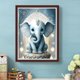 thumbnail image 1 of Cuadros Decorativos 5D bricolaje ronda completa taladro diamante pintura elefante Kit decoración del hogar (sz3499) Wdftyju embutido en tela, 1 of 1
