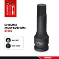 thumbnail image 2 of Teng Tools 12MM 1/2 Inch Drive Metric Hex Chrome Molybdenum Impact Socket | Mechanic Tool | Hand Tool - 921512-C, 2 of 7
