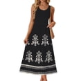 thumbnail image 3 of Fantaslook Summer Dresses for Women Sleeveless Casual Long Dress Beach Vacation Sundresses with Pockets, 3 of 10