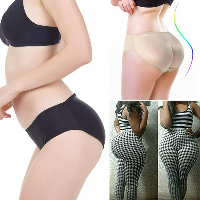 Women Butt Pads Enhancer Panties Padded Hip Underwear Shapewear Butts  Lifter Lift Panty Seamless Fake Padding Briefs