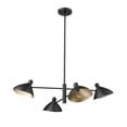thumbnail image 7 of 12804-MB Millennium Lighting Warhol - 4 Light Chandelier-9 Inch Tall and 34.5 Inch Wide, 7 of 7