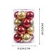 thumbnail image 3 of Fiudx Bola Navideña, Adorno de Árbol de Perla Brillante, Bola Decorativa de Pvc Duradera, Decoración Festiva, Uso En Casa o En La Oficina, Segura para Niños, Elegante Tema de Fiesta, Juego de 16 Piez, 3 of 6