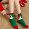 thumbnail image 2 of wholesale Calcetines navideños de Papá Noel de dibujos animados de Navidad Calcetines borrosos personalizados de Navidad cálidos a granel Calcetines navideños para mujeres, 2 of 4