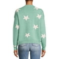 thumbnail image 3 of Dreamers by Debut Womens Print Pullover Long Sleeve Sweater, 3 of 5