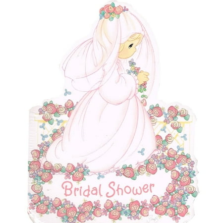 Precious Moments 'Love Forever True' Bridal Shower Invitations, Multicolor, 8 Pieces