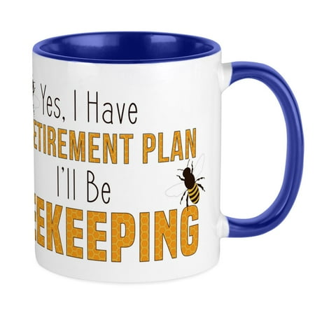 

CafePress - Beekeeper Retirement - Ceramic Coffee Tea Novelty Mug Cup 11 oz